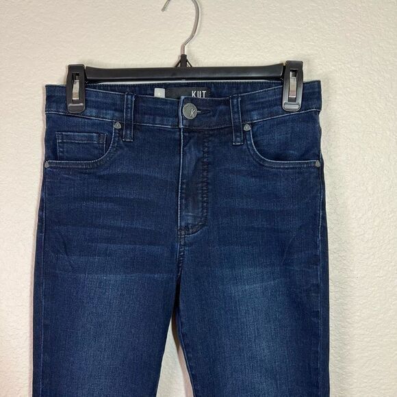 Kut From The Kloth Womens Connie Fab Ab Ankle Skinny Jeans High Rise Blue Size 0 - Picture 2 of 8